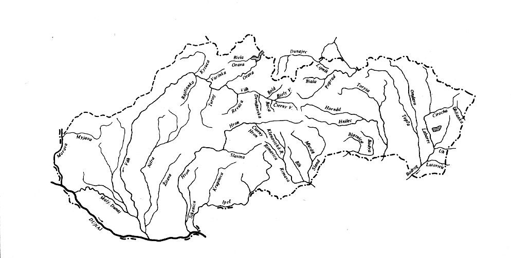 Mapa riek Slovenska